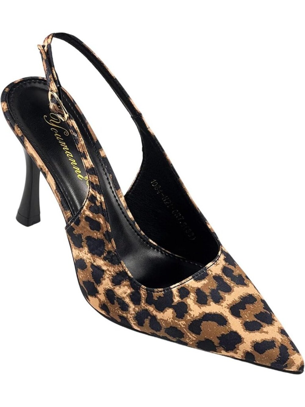 Women's Leopard Leather Comfortable Classic Daily Wear High Heels
